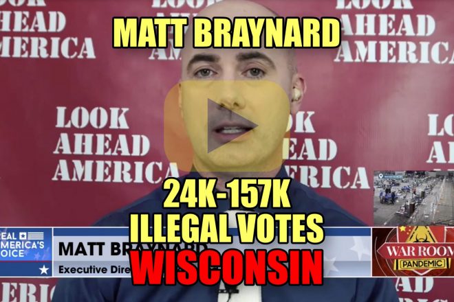 Matt Braynard 24K-157K Illegal Votes Wisconsin