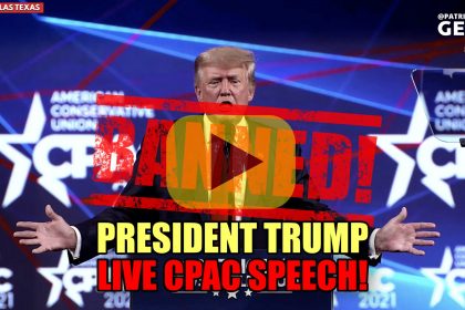 President Trump LIVE CPAC SPEECH! BANNED!