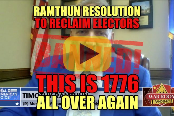 Ramthun Resolution to Reclaim Electors This is 1776 all Over Again!