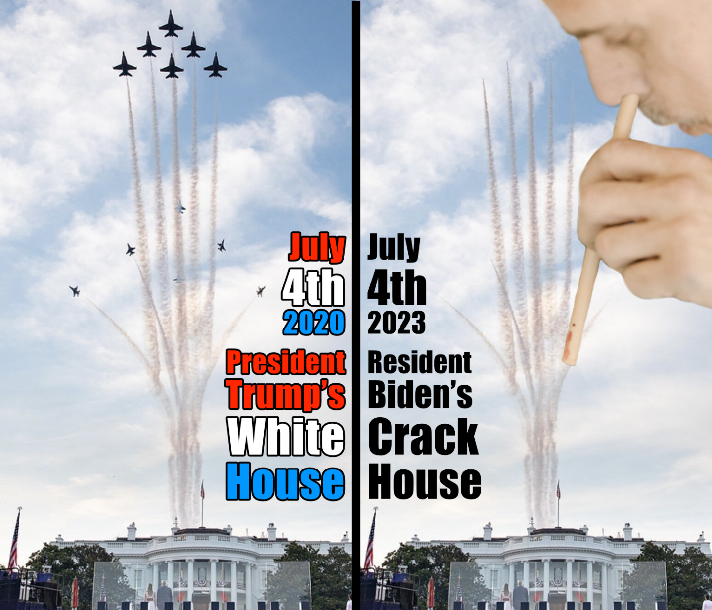 July 4th 2023 Dependence Day at Resident Biden’s Crack House: Cocaine Mysteriously Found at White House After Hunter Visit – Social Media Users Launch Game of Clue to Discover the Culprit — “Hunter Biden with the drugs in the library”