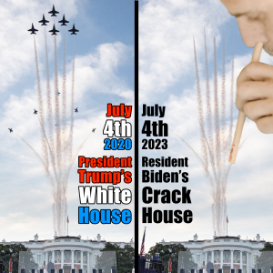 July 4th 2023 Dependence Day at Resident Biden’s Crack House: Cocaine Mysteriously Found at White House After Hunter Visit – Social Media Users Launch Game of Clue to Discover the Culprit — “Hunter Biden with the drugs in the library”